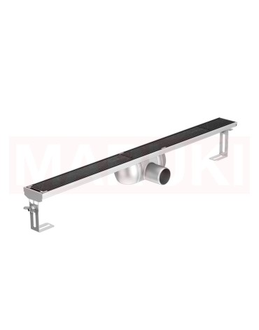 Rigola de dus din inox ACO ShowerDrain C  fara flansa, gratar Tile, lungime 785mm, h=92mm