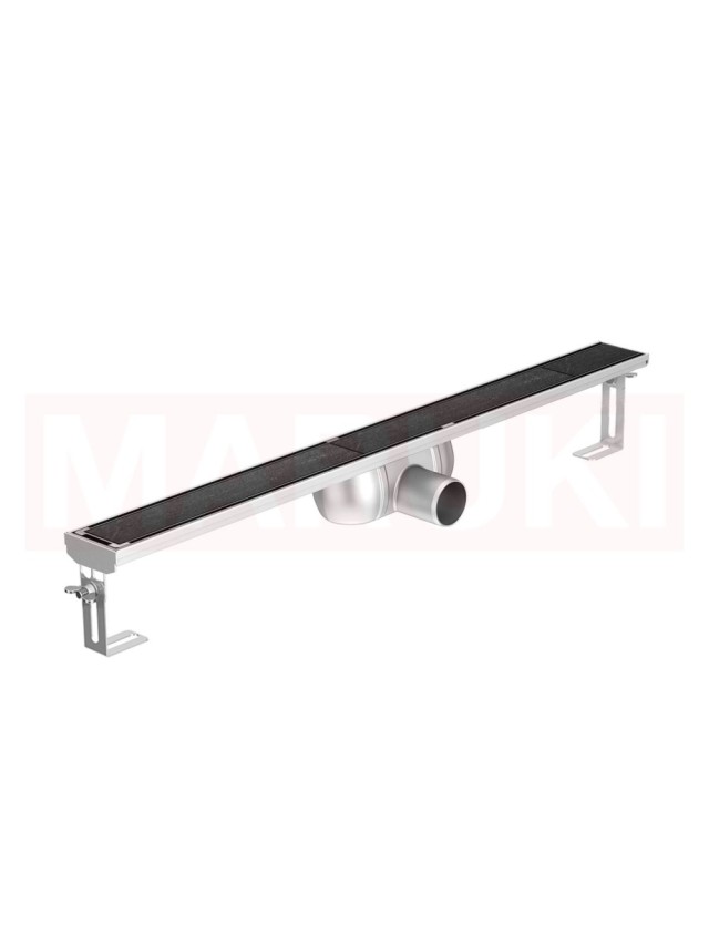 Rigola de dus din inox ACO ShowerDrain C  fara flansa, gratar Tile, lungime 785mm, h=92mm