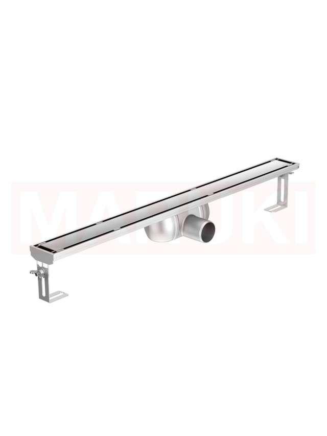 Rigola de dus din inox ACO ShowerDrain C  fara flansa, gratar Massive, lungime 785mm, h=92mm