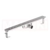 Rigola de dus din inox ACO ShowerDrain C  fara flansa, gratar Square, lungime 1085mm, h=92mm