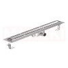 Rigola de dus din inox ACO ShowerDrain C  cu flansa orizontala, gratar Massive, lungime 585mm, h=69mm