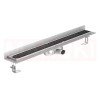 Rigola de dus din inox ACO ShowerDrain C  cu flansa perete, gratar Tile, lungime 785mm, h=69mm