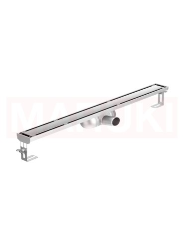 Rigola de dus din inox ACO ShowerDrain C  fara flansa, gratar Massive, lungime 685mm, h=69mm