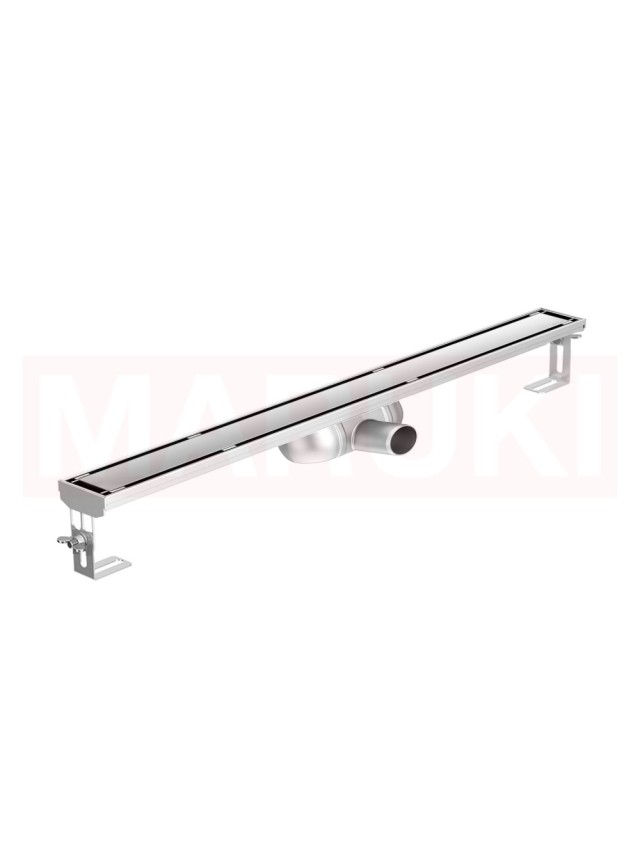 Rigola de dus din inox ACO ShowerDrain C  fara flansa, gratar Massive, lungime 1085mm, h=69mm