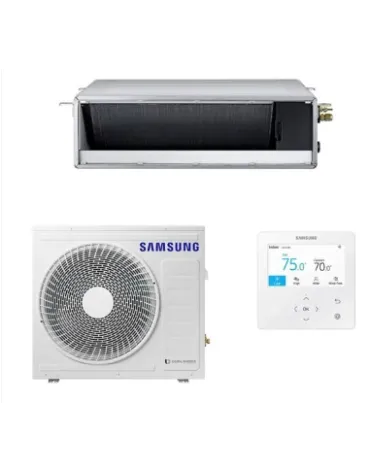 Aparat aer conditionat de tip duct Samsung 12000 BTU MSP AC035RNMDKG/EU + AC035RXADKG/EU, garantie 48 luni