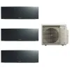 Aparat de aer condiționat multisplit Daikin EMURA cu două unități interne 7000 și una de 12000 BTU Black -garanție 60 luni