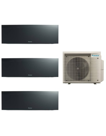 Aparat de aer condiționat multisplit Daikin EMURA cu două unități interne 7000 și una de 12000 BTU Black -garanție 60 luni