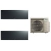 Aparat de aer condiționat multisplit Daikin EMURA cu două unități interne 7000 BTU Black- garanție 60 luni