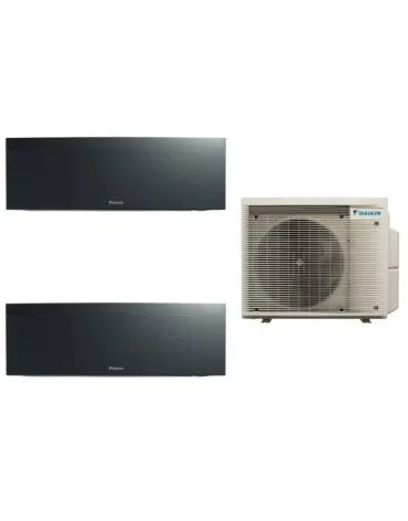 Aparat de aer condiționat multisplit Daikin EMURA cu două unități interne 7000 BTU Black- garanție 60 luni