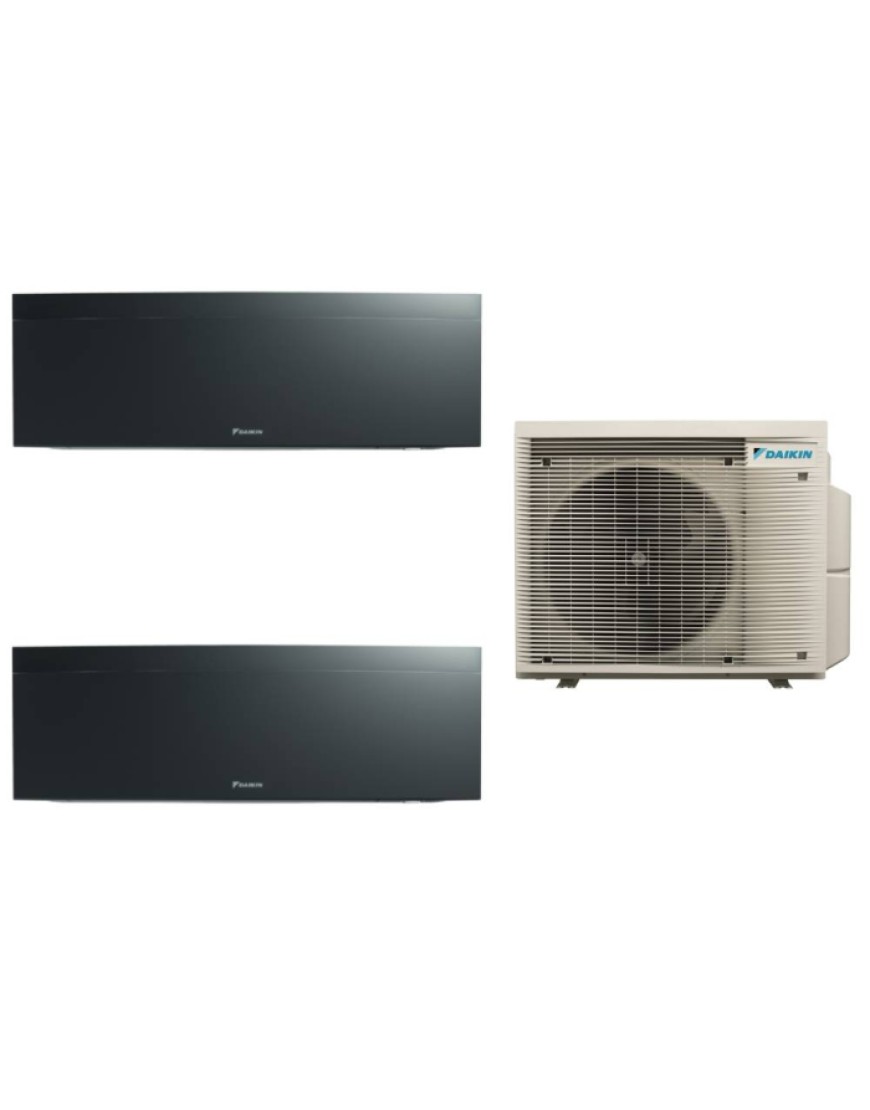 Aparat de aer condiționat multisplit Daikin EMURA cu două unități interne 7000 BTU Black- garanție 60 luni