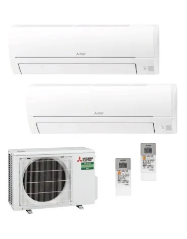 Aparat de aer condiționat multisplit Mitsubishi Electric cu doua unitati interne 9000 BTU MXZ-2HA50VF+2xMSZ-HR25VFK