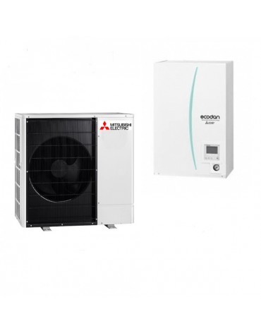 Pompă de caldură pentru încălzire Mitsubishi Electric Ecodan Power Inverter ERSC-VM2D+PUHZ-SW100YAA 10kW