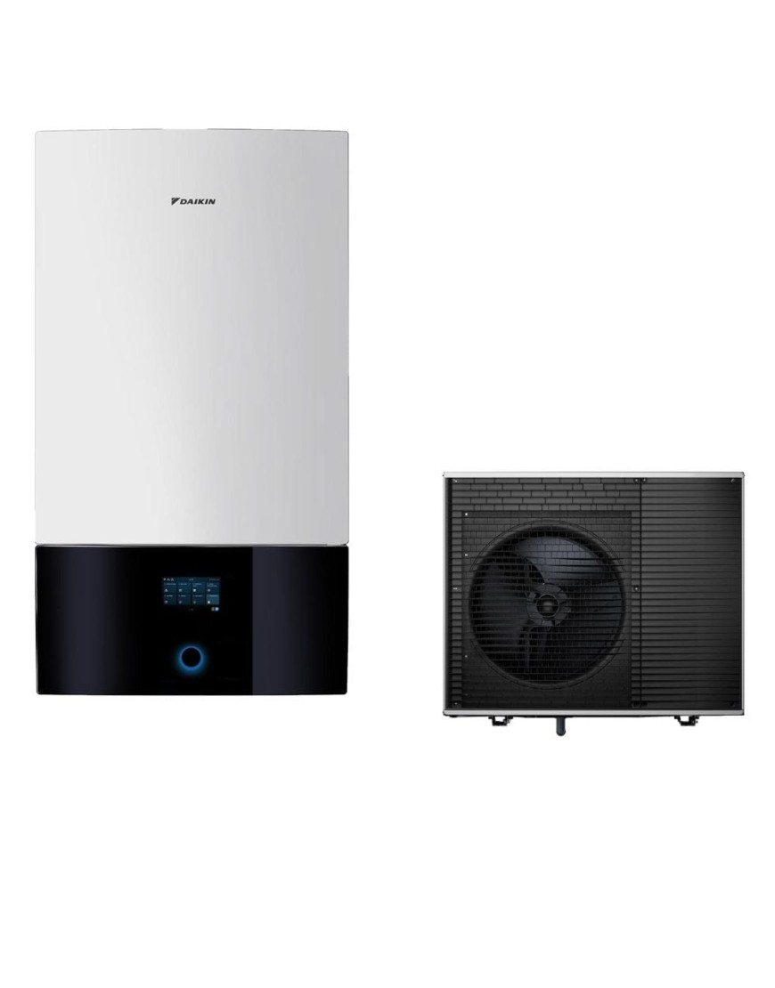Pompa de caldura Daikin Altherma 4 H W 6kW R290 (Propan) EPBX10A4V-EPSK06AV3, pentru incalzire si racire cu incalzitor de rezerva 4.5kW, garanție 60 luni