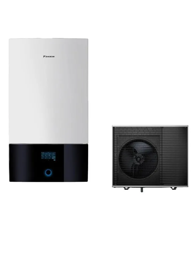 Pompa de caldura Daikin Altherma 4 H W 6kW R290 Propan EPBX10A4V-EPSK06AV3 pentru incalzire si racire cu incalzitor de rezerva 4.5kW garantie 60 luni