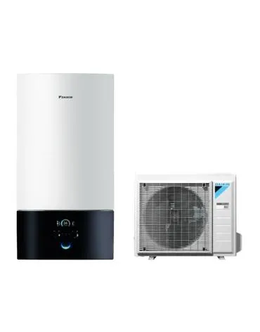 Pompă de căldură pentru încălzire Daikin Altherma 3 R W 4kW EHBH04E6V-ERGA04EV cu încălzitor de rezervă de 6kW