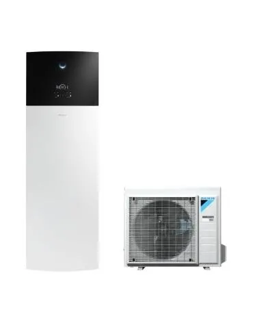 Pompă de căldură pentru încălzire și apă caldă menajeră Daikin Altherma 3 R F 4kW EHVH04S18E6V-ERGA04EV cu rezervor de 180L
