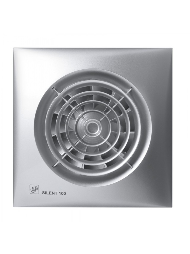 Ventilator de extracție pentru baie Soler & Palau Silent 100 CZ Silver