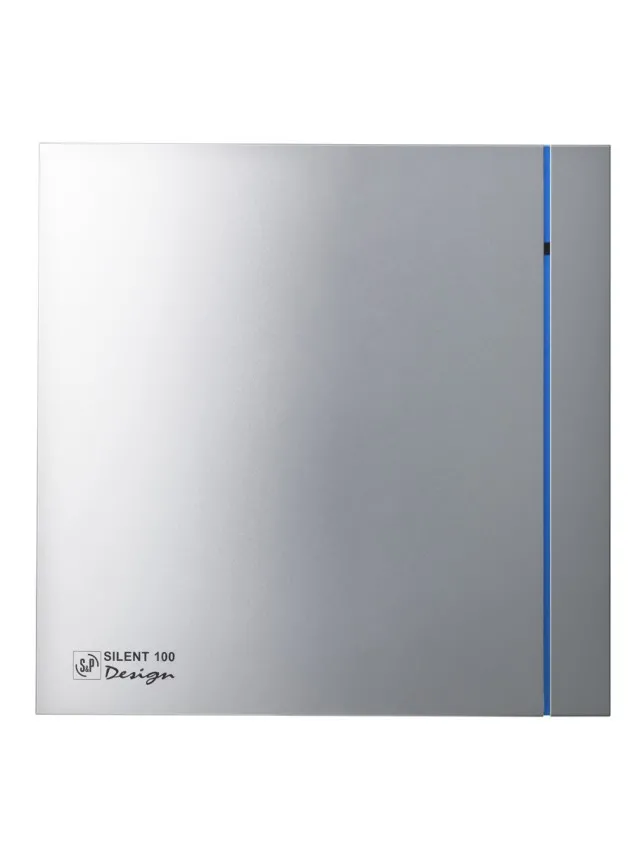 Ventilator de extracție pentru baie Soler & Palau Silent 100 CZ Silver Design 3C