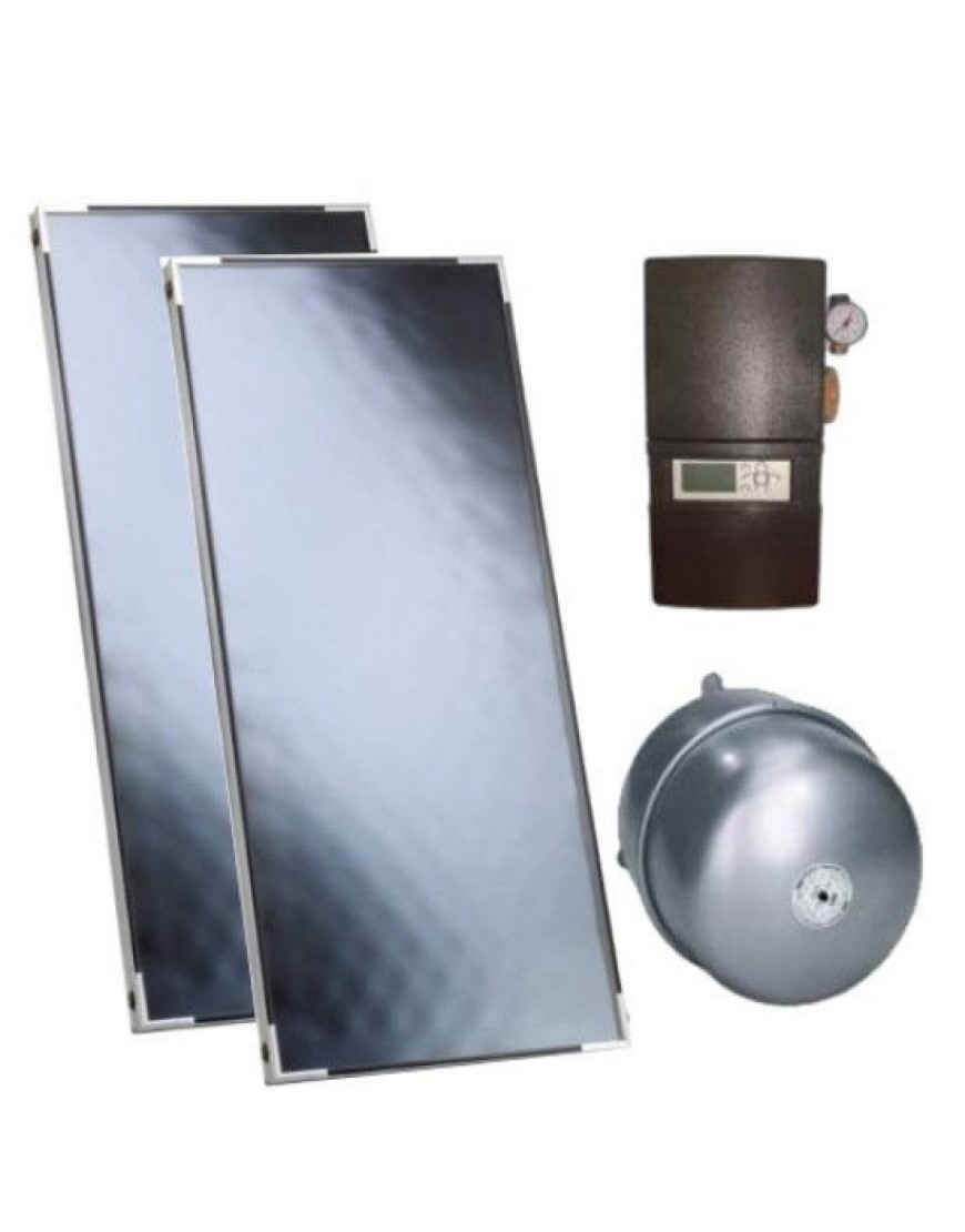 Pachet panouri solare plane Vitosol 100-FM cu sistem de automatizare Vitosolic 100