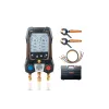 Testo 550s Set smart cu furtunuri - Manifold digital inteligent cu sonde de temperatură wireless și set de 3 furtunuri de umplere