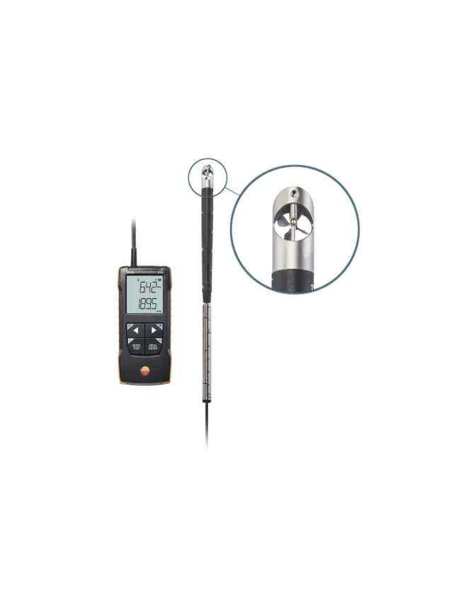 Testo 416 - Anemometru digital cu elice de 16 mm cu conexiune la aplicatie