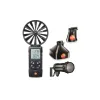 Testo 417 set 2 - Anemometru cu elice, pâlnii de măsurare și dispozitiv de uniformizare