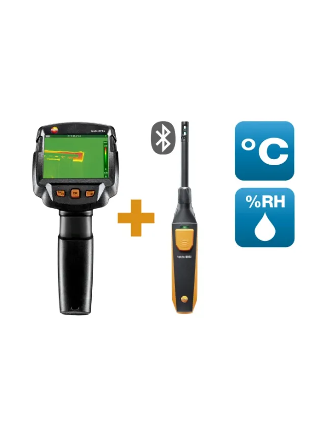 Testo 871s - Set smart pentru identificarea mucegaiului