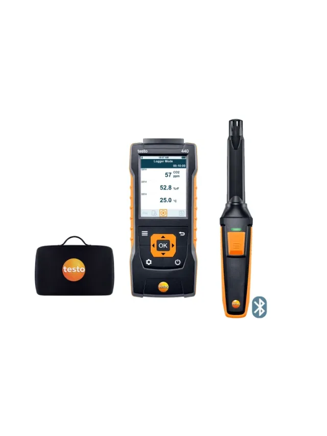 testo 440 Set pentru CO₂ cu Bluetooth