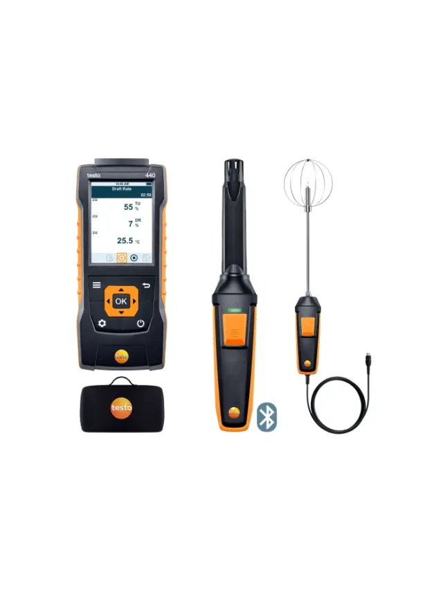 Testo 440 - Set pentru confortul ambiental cu Bluetooth