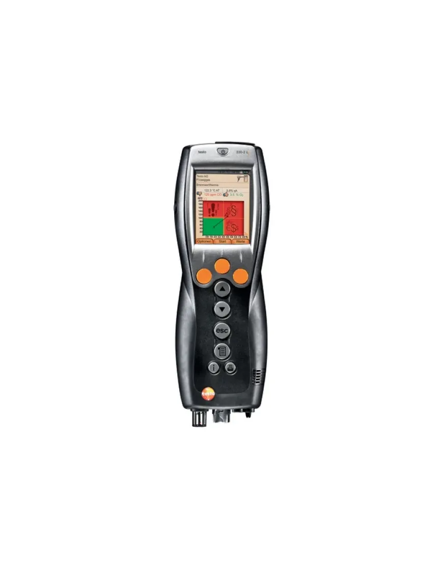 Testo 330-2 LL - Analizor de gaze de ardere cu senzori longlife și accesorii