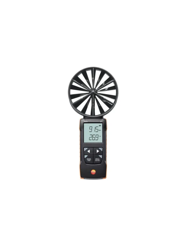 Testo 417 - Anemometru digital cu elice de 100 mm si conexiune la aplicatie