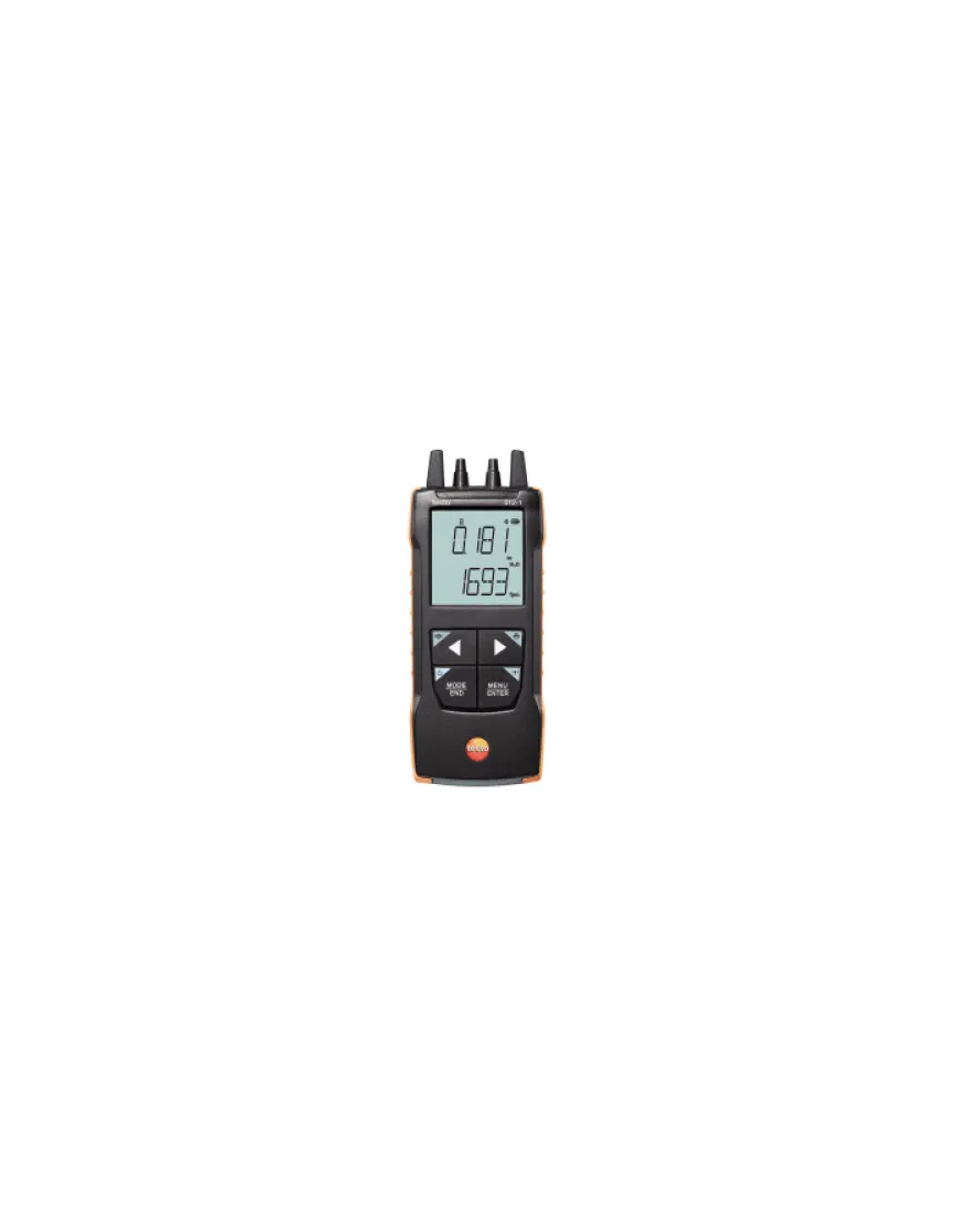 Testo 512-1 - Instrument digital de măsurare a presiunii diferențiale cu conexiune la aplicație