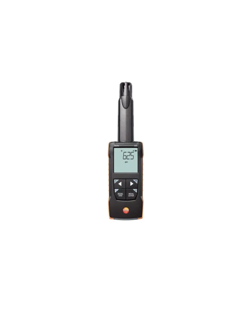 Testo 535 - Instrument digital de măsurare a CO2 cu conexiune la aplicație
