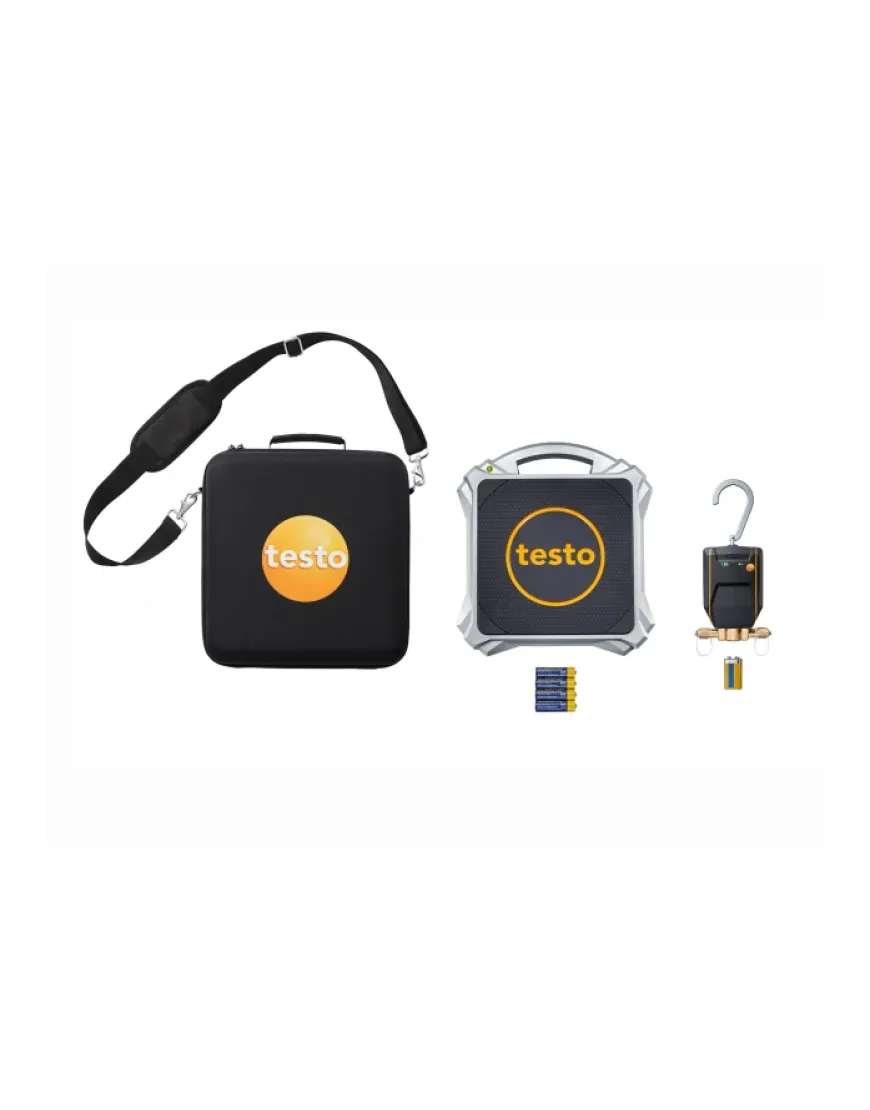 Testo 560i set - Cântar digital pentru agent frigorific și supapă inteligentă cu Bluetooth®.