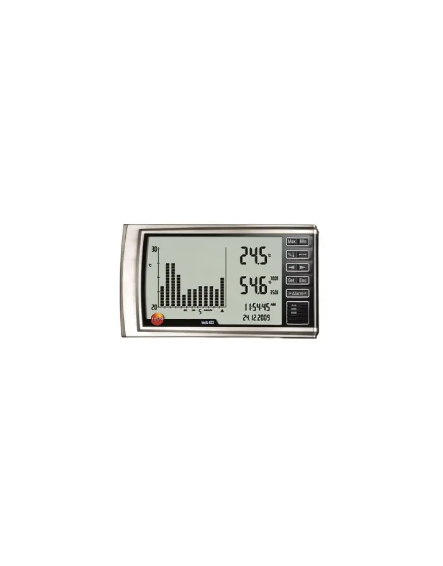 Testo 623 - Higrometru cu funcţia de istoric a valorilor de măsurare