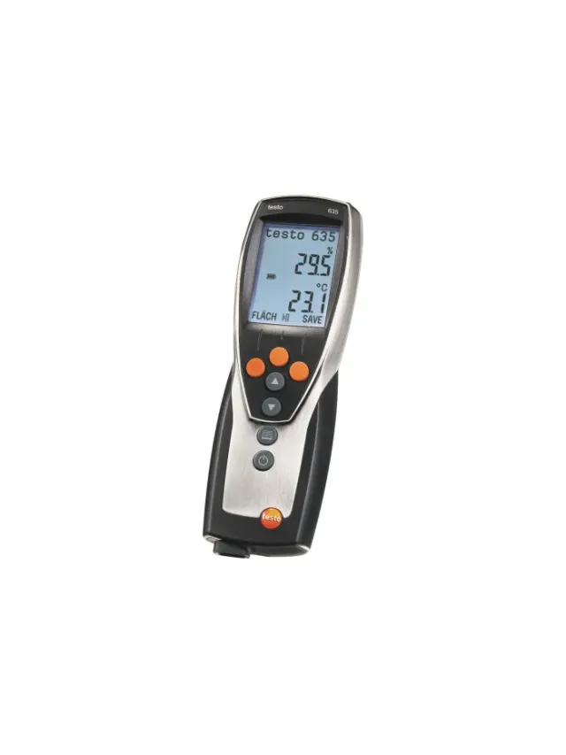 Testo 635-2 pentru măsurarea transmitanței - set termohigrometru