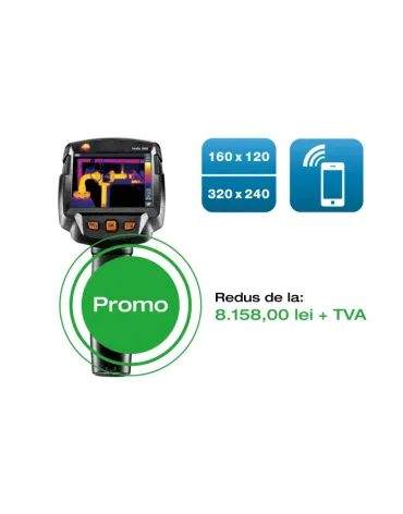 Testo 868s - Cameră de termoviziune cu aplicație pentru mobil 