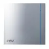 Ventilator de extractie pentru baie Soler & Palau Silent 100 CRZ Silver Design 3C, DN 100 mm, timer, putere 8W, protectie IP45, debit 95 m³/h