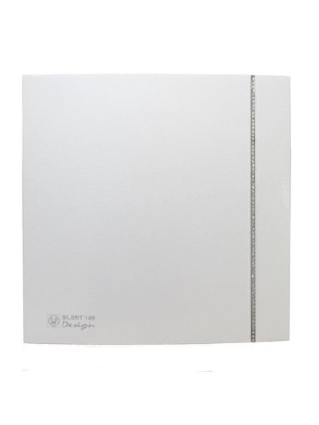 Ventilator de extracție pentru baie Soler & Palau Silent 100 CZ Design Swarovski