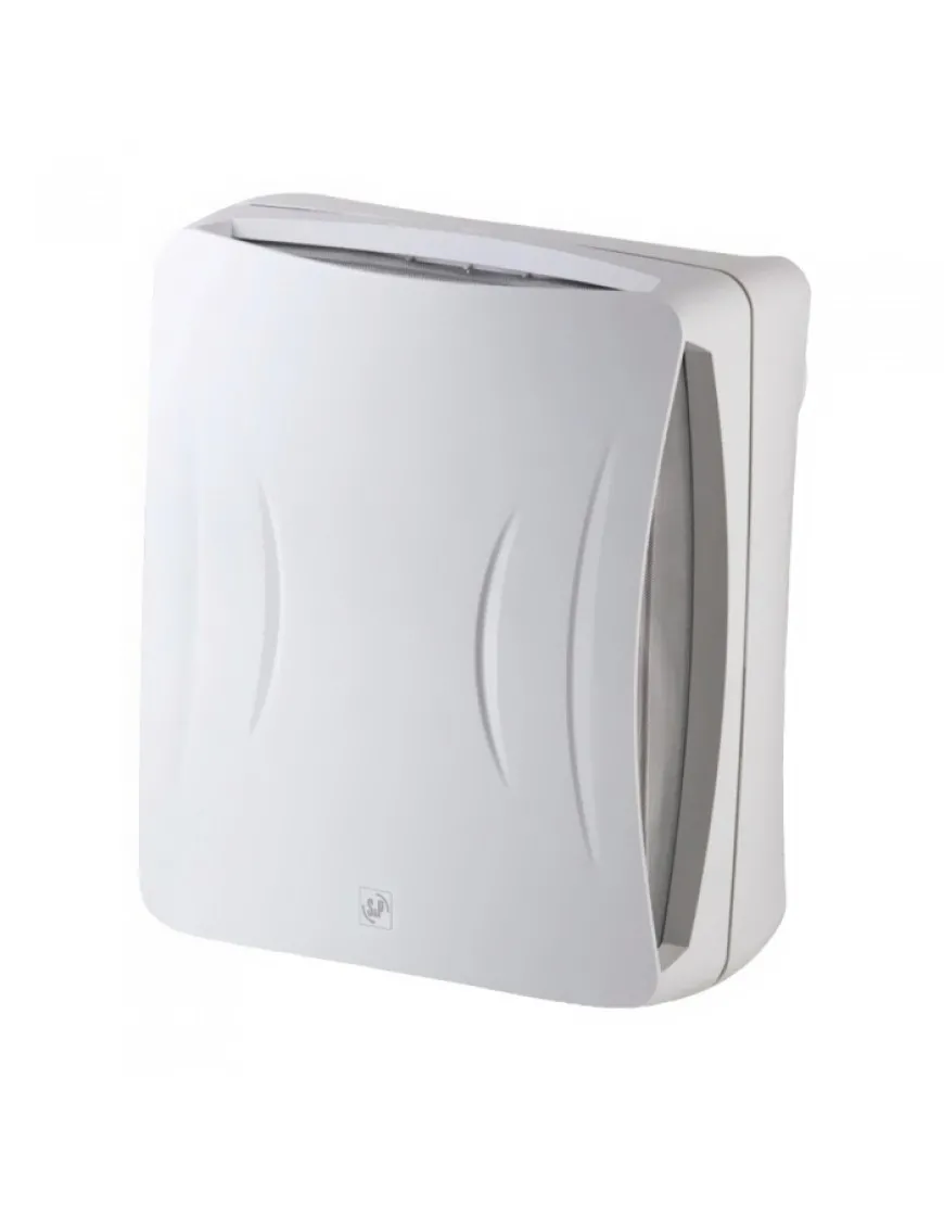 Ventilator de extractie pentru baie Soler & Palau EBB-250N T, DN 100/80 mm, timer, 2 viteze, debit 130/270 m³/h