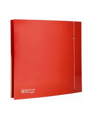 Ventilator de extracție pentru baie Soler & Palau Silent-200 CZ Red Design 4C
