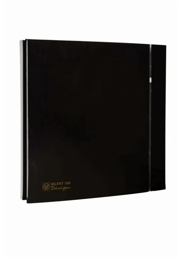 Ventilator de extracție pentru baie Soler & Palau Silent 100 CZ Black Design 4C