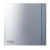 Ventilator de extractie pentru baie Soler & Palau Silent 100 CHZ Silver Design 3C, DN 100 mm, senzor de umiditate si timer, putere 8W, protectie IP45, debit 95 m³/h
