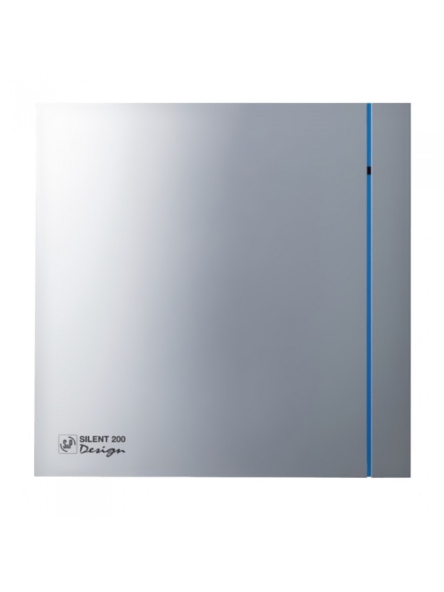 Ventilator de extracție pentru baie Soler & Palau Silent-200 CHZ Silver Design 3C