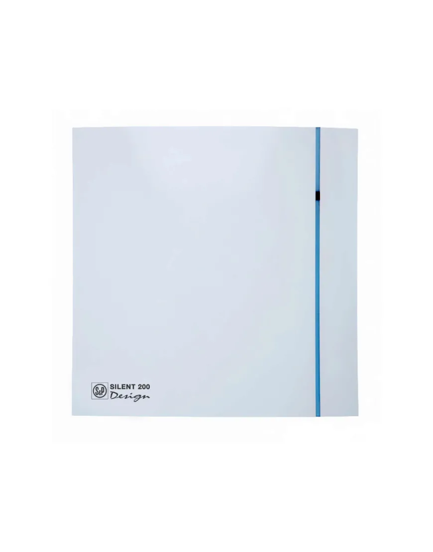 Ventilator de extractie pentru baie Soler & Palau Silent-200 CRZ Design 3C, DN 120 mm, timer, putere 16W, protectie IP45, debit 180 m³/h