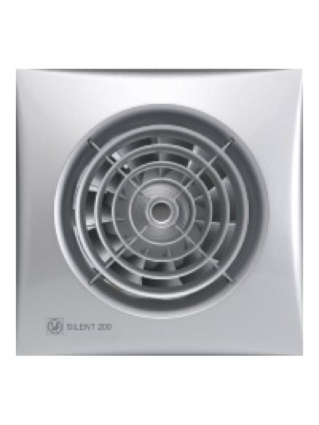 Ventilator de extracție pentru baie Soler & Palau Silent-200 CRZ Silver