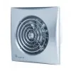 Ventilator de extractie pentru baie Soler & Palau Silent 100 CRIZ Silver, DN 100 mm, senzor de miscare si timer, putere 8W, protectie IP45, debit 95 m³/h