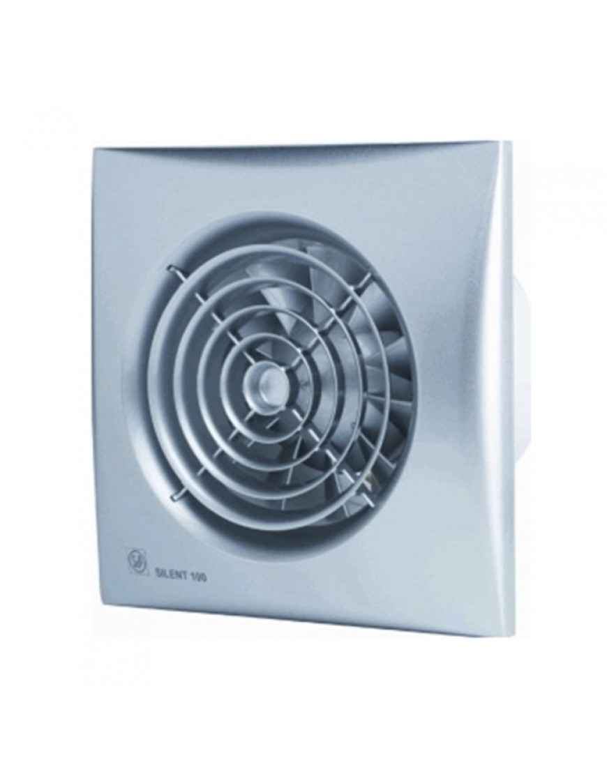 Ventilator de extracție pentru baie Soler & Palau Silent 100 CRIZ Silver
