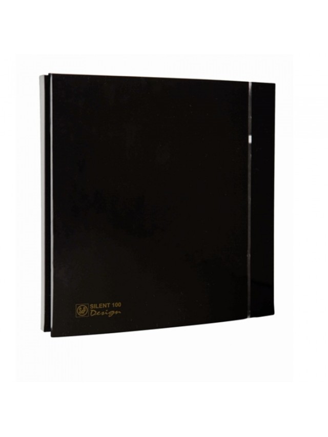 Ventilator de extracție pentru baie Soler & Palau Silent 100 CRZ Black Design 4C