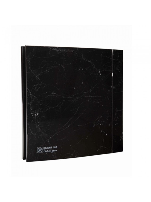 Ventilator de extracție pentru baie Soler & Palau Silent 100 CRZ Marble Black Design 4C